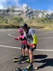 Rollerski en Candanchú