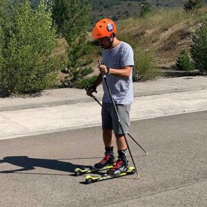 Ascenso en rollerski del Puerto de Somport